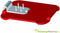 Ornamin Boterhamplankje - Kunststof - Antislip - Rood - 22 x 17 x 1,5 cm