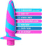 Blush Buttplug Avant Vibrotize Fuchsia Roze