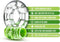 Blush Cockring Play With Me Arouser Vibrating C-Ring Green Groen