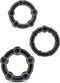 Blush Cockring STAY HARD BEADED Zwart