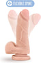 Blush Dildo Love Toy AU NATUREL 5.5INCH MIGHTY MIKE BEIGE