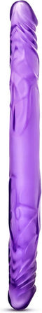 Blush Dildo Love Toy B YOURS 14INCH DOUBLE Paars