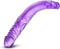 Blush Dildo Love Toy B YOURS 14INCH DOUBLE Paars