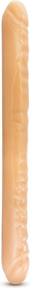 Blush Dildo Love Toy B YOURS 18INCH DOUBLE BEIGE