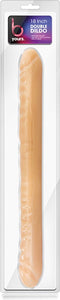 Blush Dildo Love Toy B YOURS 18INCH DOUBLE BEIGE