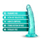 Blush Dildo Love Toy B Yours Plus Lust N? Thrust Teal Groen