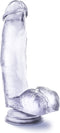 Blush Dildo Love Toy B YOURS SWEET N HARD 1 CLEAR Transparant