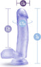 Blush Dildo Love Toy B YOURS SWEET N HARD 1 CLEAR Transparant
