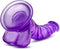 Blush Dildo Love Toy B YOURS SWEET N HARD 7 Paars