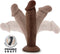 Blush Dildo Love Toy Dr. Skin Plus 6 Inch Posable Dildo Chocolate Bruin
