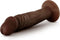 Blush Dildo Love Toy Dr. Skin Plus 6 Inch Posable Dildo Chocolate Bruin
