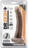 Blush Dildo Love Toy Dr. Skin Plus 7 Inch Posable Dildo Chocolate Bruin