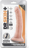 Blush Dildo Love Toy Dr. Skin Plus 7 Inch Posable Dildo Vanilla beige