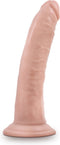 Blush Dildo Love Toy Dr. Skin Plus 7 Inch Posable Dildo Vanilla beige