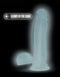 Blush Dildo Love Toy GLOW DICKS THE RAVE Roze