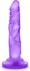 Blush Dildo Love Toy NATURALLY YOURS 5INCH MINI COCK Paars