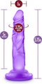 Blush Dildo Love Toy NATURALLY YOURS 5INCH MINI COCK Paars
