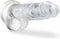Blush Dildo Love Toy Naturally Yours 7" Crystalline Dildo Diamond Transparant