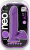 Blush Dildo Love Toy NEO ELITE 8INCH COCK WITH BALLS NEON Paars