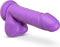 Blush Dildo Love Toy NEO ELITE 8INCH COCK WITH BALLS NEON Paars