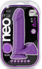 Blush Dildo Love Toy NEO ELITE 8INCH COCK WITH BALLS NEON Paars