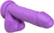 Blush Dildo Love Toy NEO ELITE 8INCH COCK WITH BALLS NEON Paars