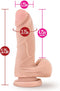 Blush Dildo Love Toy X5 PLUS 5INCH COCK WITH SUCTION CUP