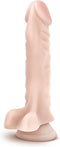 Blush - Dr Skin realistische dildo 22 cm met scrotum en zuignap