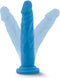 Blush - Neon dildo 19 cm dual density - Blauw