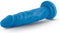 Blush - Neon dildo 19 cm dual density - Blauw