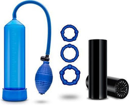 Blush - Quickie kit penispomp set Go Big - Blauw
