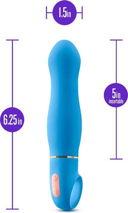 Blush Vibrator Love Toy Aria Exciting Af Blue Blauw