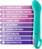Blush Vibrator Love Toy Aria Flirty Af Teal Groen