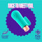Blush Vibrator Love Toy Aria Sensual Af Teal Groen