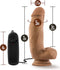 Blush Vibrator Love Toy LOVERBOY MMA FIGHTER 7INCH COCK MOCHA Bruin