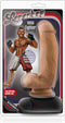 Blush Vibrator Love Toy LOVERBOY MMA FIGHTER 7INCH COCK MOCHA Bruin