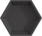 vidaXL - Vuurplaats - Hexagonaal - Zwart - 75x75x28 - cm - Staal