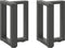 vidaXL - Salontafelpoten - 2 - st - T-vormig - 38x25x(42-43) - cm - staal - antraciet