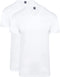Alan Red Vermont - T-shirt V-hals Regular fit Korte mouw Wit (2-pack) - Maat M