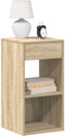 vidaXL - Nachtkastjes - 2 - st - met - lade - 35x34x66,5 - cm - sonoma - eikenkleurig