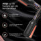 Beeperfect® Stijltang - Hair Straightener - Keramische Platen - 100℃/230℃ - Zwart/Roségoud