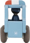 Little Dutch LD2531 - Houten Politiewagen - Rubberen wielen - Blauw