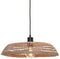 GOOD&MOJO Hanglamp Pantanal - Zeegras/Zwart - Ø45cm - Modern - Hanglampen Eetkamer, Slaapkamer, Woonkamer