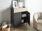 BLYTHE - Sideboard 2-deurs - Zwart/Bruin - MDF