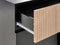 BLYTHE - Sideboard 2-deurs - Zwart/Bruin - MDF