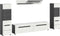 Furnilux Canu - Woonkamercombinatie - Staand-hangend - Wit - 33x272x141cm