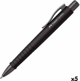 Pen Faber-Castell Poly Ball XB Zwart 5 Stuks