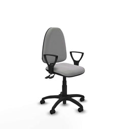 Piqueras y Crespo BFN01RF - Bureaustoel - Verstelbare hoogte - Lichtgrijs