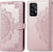 iMoshion Hoesje Geschikt voor Samsung Galaxy A72 Hoesje Met Pasjeshouder - iMoshion Mandala Bookcase - Rosé Goud