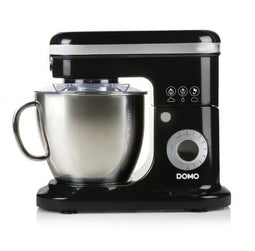 Domo DO1023KR - Keukenmachine - 1.200W - 6l Roestvaststaal - Aluminium Zwart